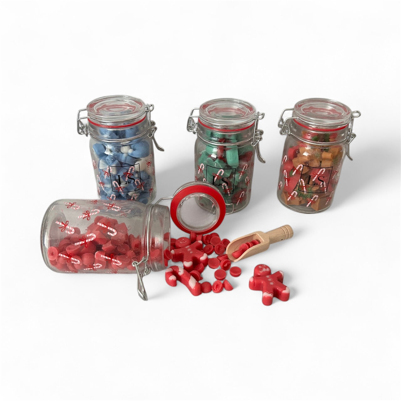 Christmas Wax Melts Filled Jar